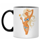 Кружка двухцветная