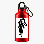 Металлическая бутылка 400 мл UV-DTF