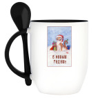 Кружка с ложкой