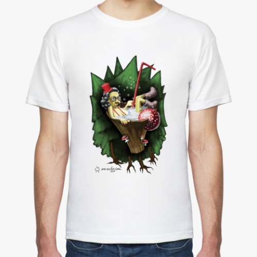 Футболка с принтом Баба фон Яга