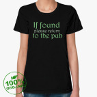 Женская футболка органик