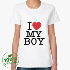 Женская футболка органик