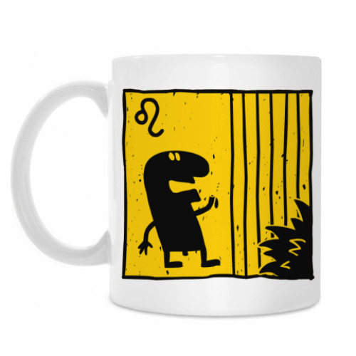 Кружка с принтом Лев