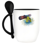 Кружка с ложкой