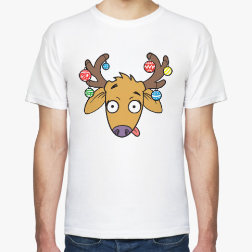 Футболка Новогодний олень