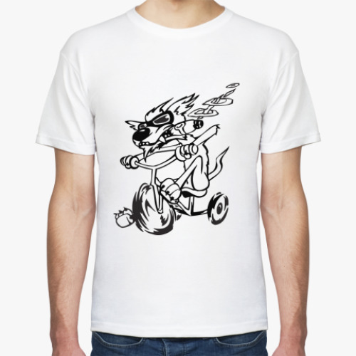 Футболка с принтом Волк