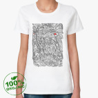 Женская футболка органик