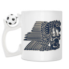 Кружка с футбольным мячиком
