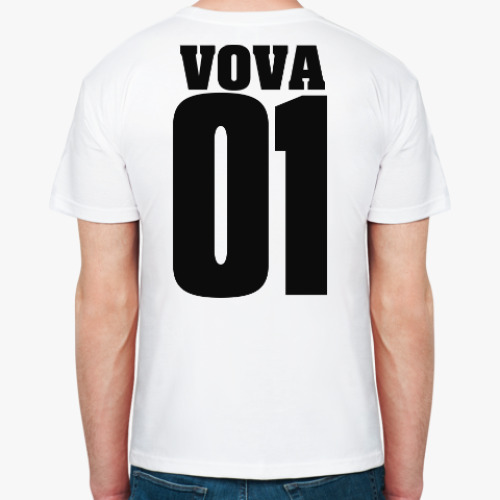 Футболка с принтом Вова