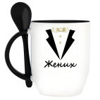 Кружка с ложкой