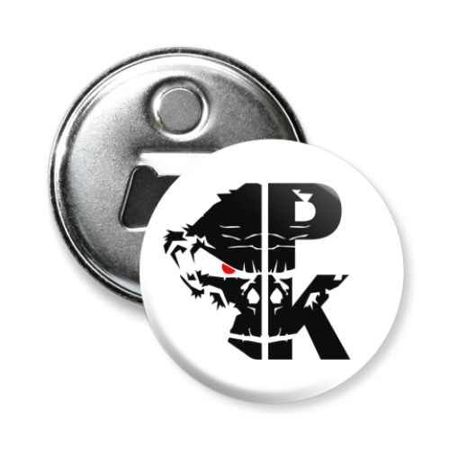 Магнит-открывашка с принтом Паркур