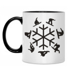 Кружка двухцветная