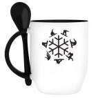 Кружка с ложкой