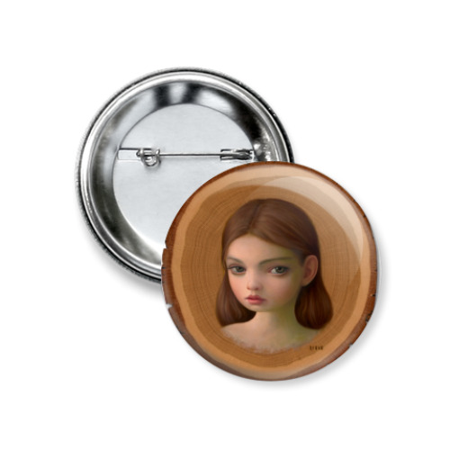 Значок 37мм Wood