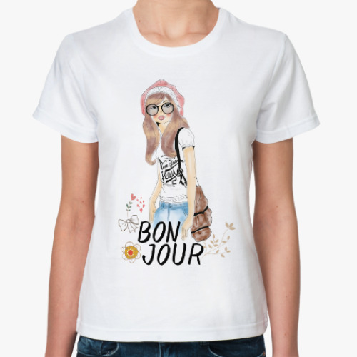 Классическая футболка Bon Jour