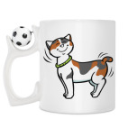 Кружка с футбольным мячиком