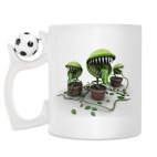 Кружка с футбольным мячиком