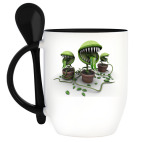 Кружка с ложкой