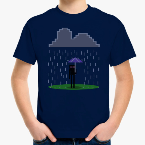 Детская футболка Enderman . Minecraft