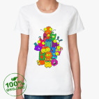 Женская футболка органик