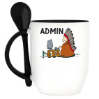 Кружка с ложкой