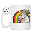 Кружка с футбольным мячиком