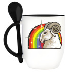 Кружка с ложкой