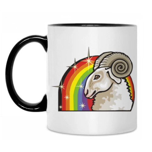 Кружка с принтом Знак зодиака- овен