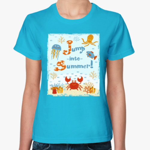 Женская футболка Jump into summer!