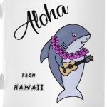 Акула с гитарой Гавайи
