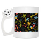 Кружка с футбольным мячиком