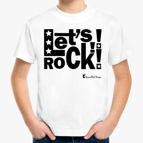 Детская футболка Let's Rock Kid!