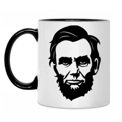 Кружка с принтом Abraham Lincoln