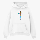 Толстовка худи оверсайз