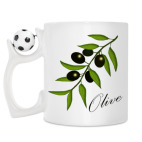 Кружка с футбольным мячиком