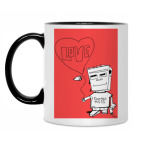 Кружка двухцветная