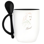 Кружка с ложкой