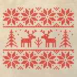 Свитер с оленями