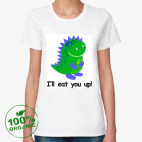 Женская футболка органик