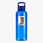 Прозрачная спортивная бутылка