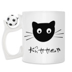 Кружка с футбольным мячиком