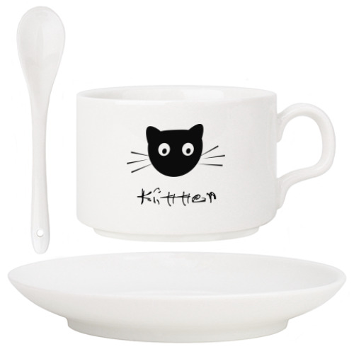 Кофейный набор Кошка