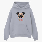 Толстовка худи оверсайз