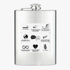 Фляжка стальная