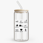 Банка с бамбуковой крышкой