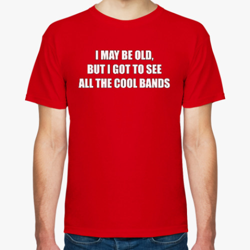 Футболка ALL THE COOL BANDS