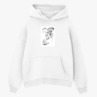 Толстовка худи оверсайз