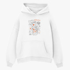 Толстовка худи оверсайз