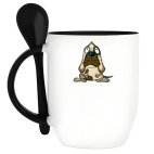 Кружка с ложкой