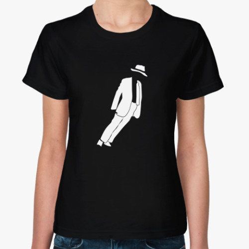 Женская футболка с принтом майкл джексон